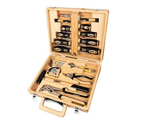 Brüder Mannesmann Werkzeuge M2… 24-Piece Set. Bamboo Tool B