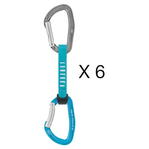 PETZL – Cinta exprés DJINN AXE…Pack – Unisex, Turquesa, 12