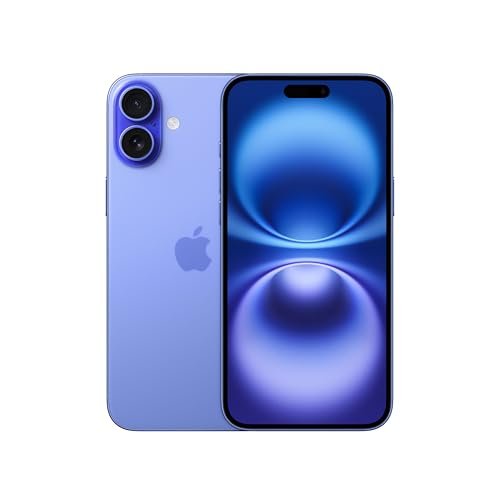 Apple iPhone 16 Plus de 128 GB…con los AirPods; Azul Ultram