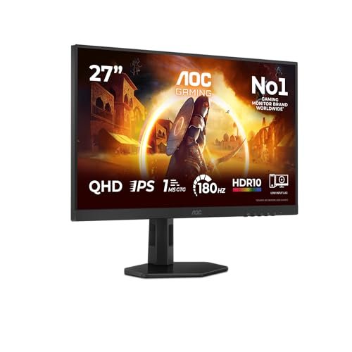 AOC Gaming Q27G4XF – Monitor Q… DisplayPort, HDMI) Negro/Gr