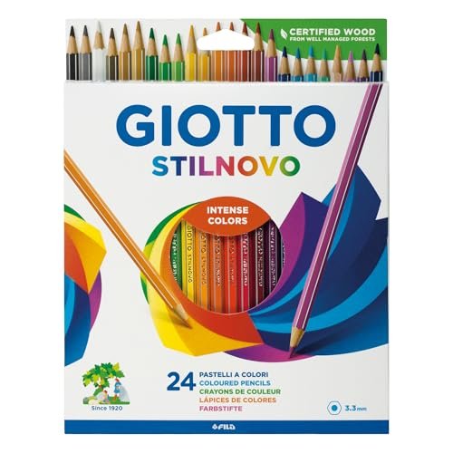 GIOTTO Stilnovo, Lápices de co… Colores Surtidos, 24 unidad