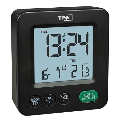TFA Dostmann 60.2567.01 – Mini… día de la semana, color neg