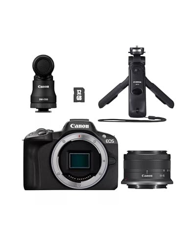 Canon EOS R50 Cámara Mirrorles… Principiantes y Profesional