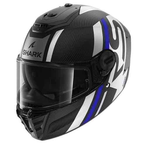SHARK, Casco Moto Integral Spa…bon Shawn Blue / Grey DBS, X