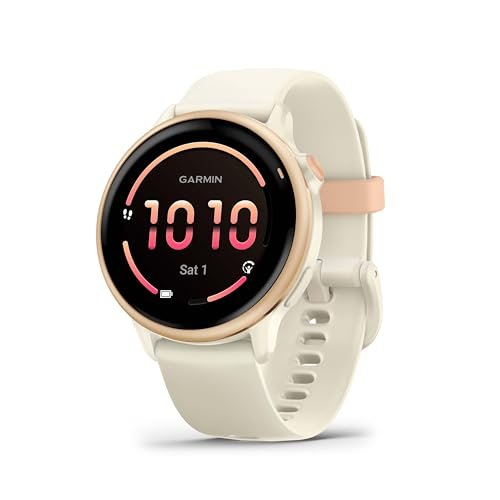 Garmin Vívoactive 6, Smartwatc…Blanco Rosado,Amazon Exclusi