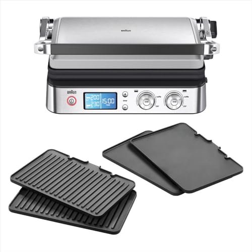 Braun MultiGrill 9 CG 9043, Pl…Aptas para Lavavajillas, 220